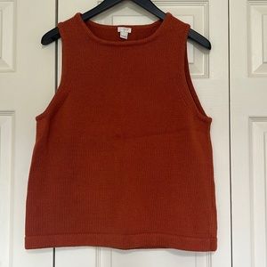 J.Crew knitting vest women's size L